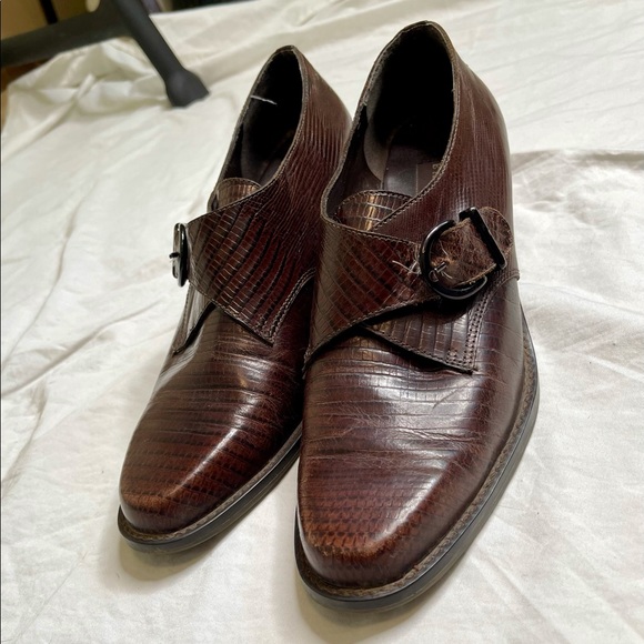 ❗️SOLD❗️Vintage croc print loafer - Picture 5 of 12